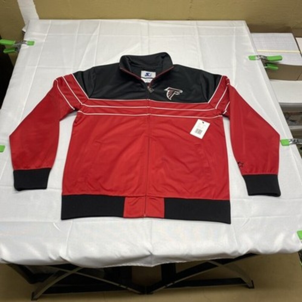 NWT Starter NFL Atlanta Falcons Size Large Full Zip Track Jacket! Brand new!